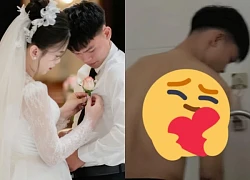 Ho Van Cuong goes to the kitchen naked to wash dishes, "puts his wife on his head", netizens give him a new nickname