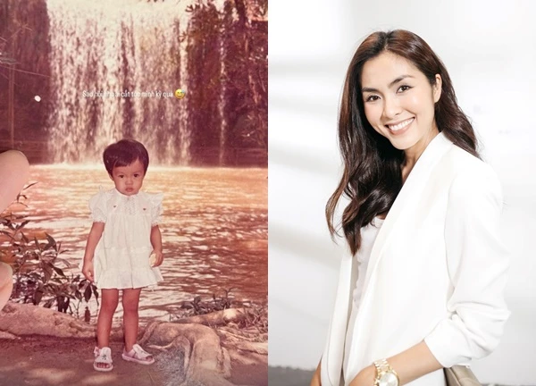 "Nàng dâu hào môn" Tăng Thanh Hà khoe ảnh hồi bé, hoá ra ngọc nữ một thời lại có diện mạo thế này