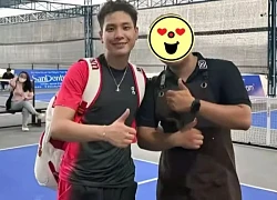Quân A.P muốn giấu cũng khó, dẫn vợ hotgirl chơi pickleball, bị tóm cảnh này?