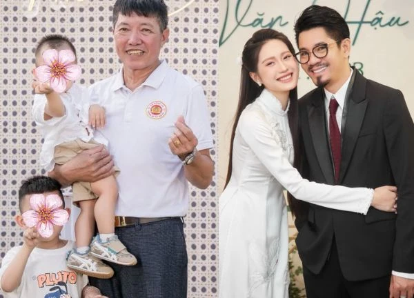 Bố chồng Doãn Hải My 'lép vế' trước ông sui doanh nhân, con dâu đăng caption lạ?