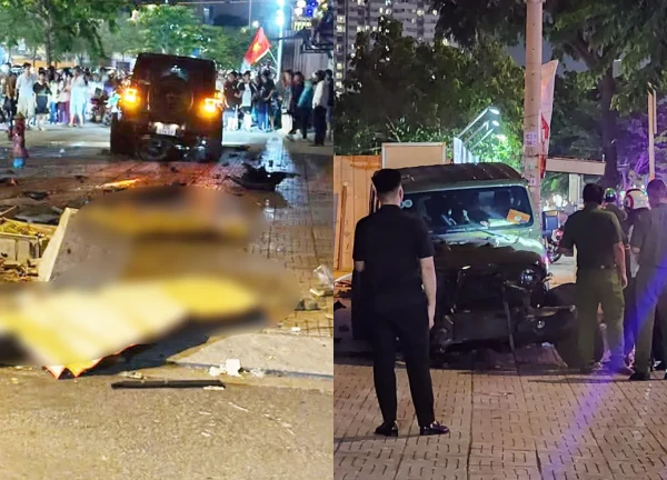 The male driver who crashed into the median strip, killin.g a mother and chil.d, has turned himself in.