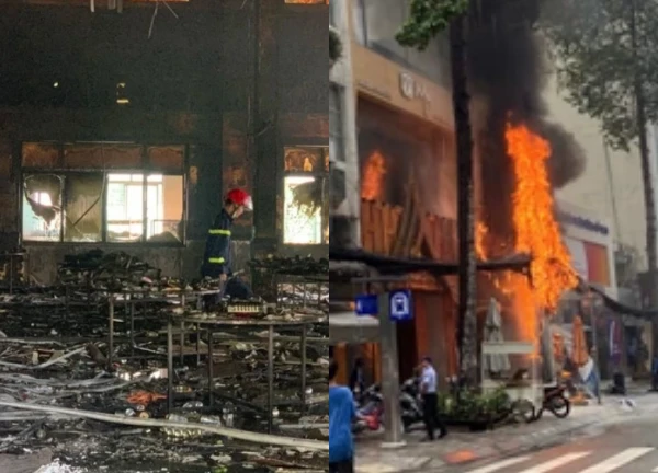 Ho Chi Minh City: 3 terrible fires occurred on the same day, traffic jam, people panicked