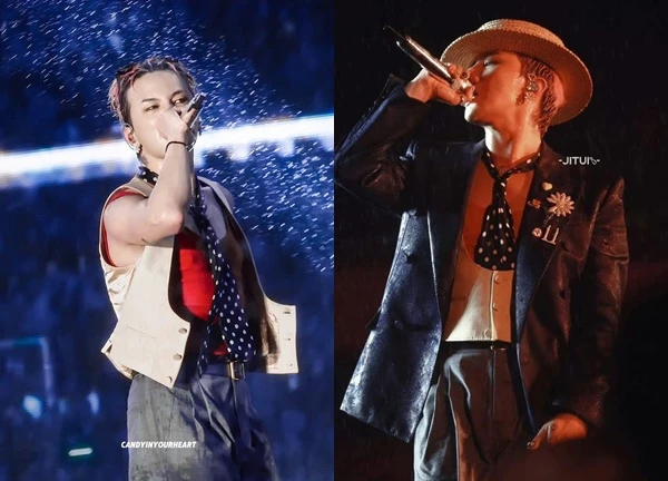 Chùm ảnh cực đẹp của G-Dragon trong đêm mưa gió Hà Nội khiến dân tình "sốc lên sốc xuống"