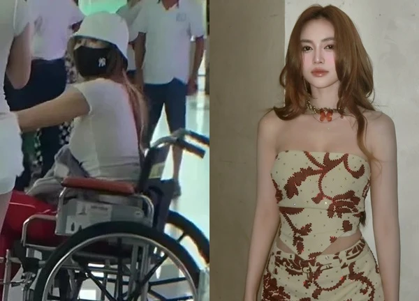 Lan Ngọc và Liên Bỉnh Phát gặp tai nạn phải ngồi xe lăn