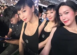 Mẹ vợ Đoàn Văn Hậu ăn mặc mát mẻ, đi "đu" concert G-Dragon, lấn át con gái