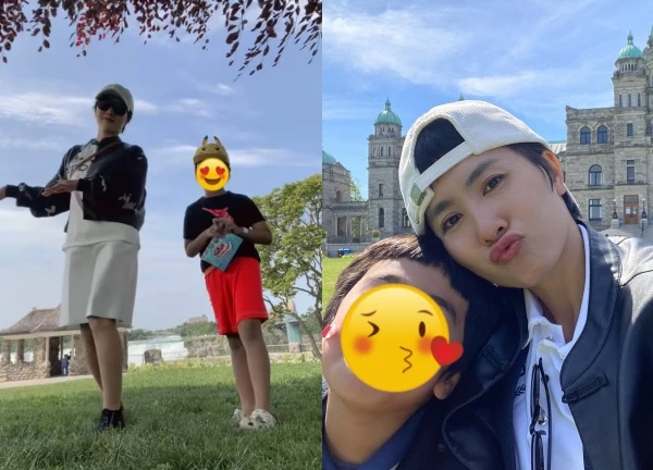 Nguyet Anh is rumored to be "hiding from her husband" and taking her son to study abroad in Australia alone?