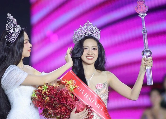 Hà Trúc Linh đăng quang Hoa hậu Việt Nam 2024