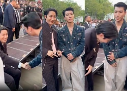 HIEUTHUHAI dự show Louis Vuitton, đến xin chụp hình, J-Hope liền tỏ thái độ lạ