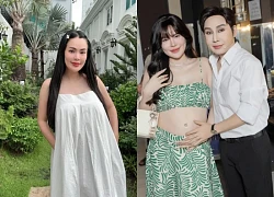 Phương Lê có bầu vẫn hầu hạ Vũ Luân, 3 ái nữ từ chối gọi cha dượng