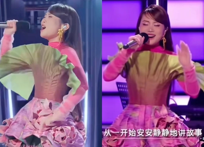 Phuong My Chi hits a high note, but the Chinese judges remain indifferent.