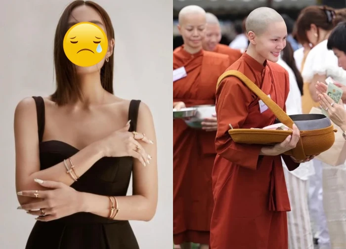 1 female star lowered her hair to go to monasticism, the reason was unexpected, family and friends reacted shockingly