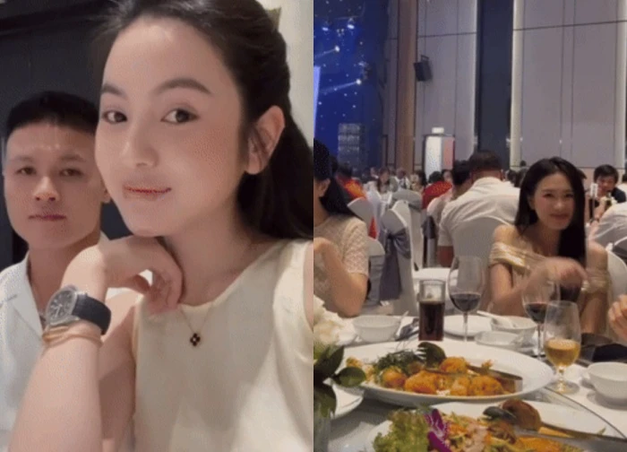 Secretly filmed by Quang Hai's wife, Doan Van Hau's wife showed a strange attitude, clearly revealing the relationship