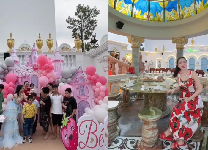 Ngan Collagen celebrates her child's birthday virtually! "Flex" the new villa is the main