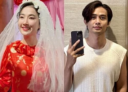 Quỳnh Lam diện áo dài đỏ, úp mở chuyện lên xe hoa với tình tin đồn kém 9 tuổi?