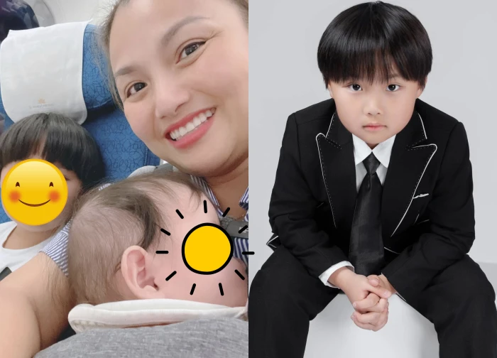 Quỳnh Trần JP đưa 2 con về VN, bé Sa khiến CĐM giật mình, chiếm spotlight em gái