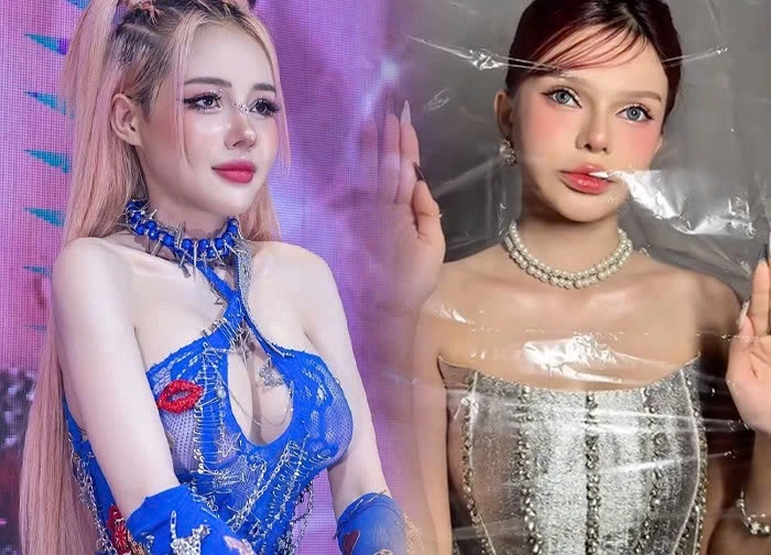 "Plastic surgery boss" Dan Thy competes with Ngan 98 to the end, the more people say she imitates, the more she does it