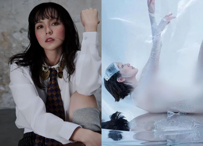 In the midst of a hot photo scandal, the clip of Hai Tu "fake" reacting to the short skirt being "dug up"!