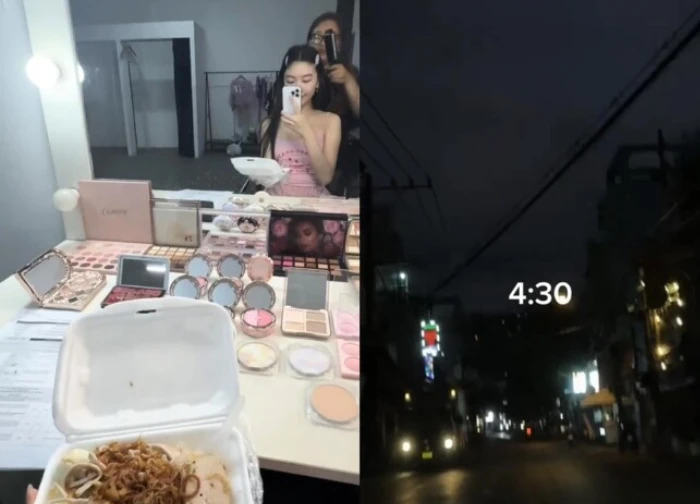 The daughter of Quyen Linh's family goes to work from 4 am, 19 years old drives a "silver billion" box!