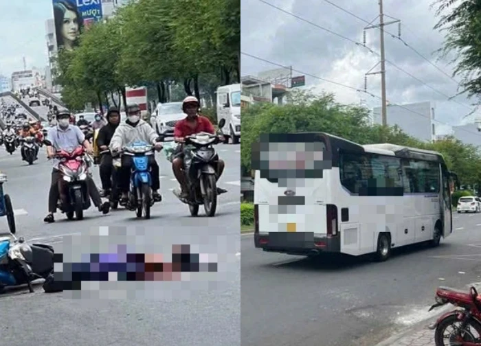 Ho Chi Minh City. Ho Chi Minh City: A man who was close to the side of the road still collided with a bus, died on the spot