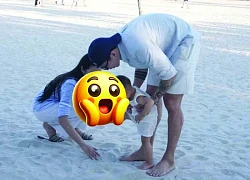 Vợ Văn Hậu 'tác động' con để chụp ảnh, thành quả khiến dân mạng ngỡ ngàng?