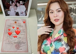 Phương Lê đăng giấy hôn thú, nhắn 1 câu 'dằn mặt' kẻ làm sai, chuyện gì đây?