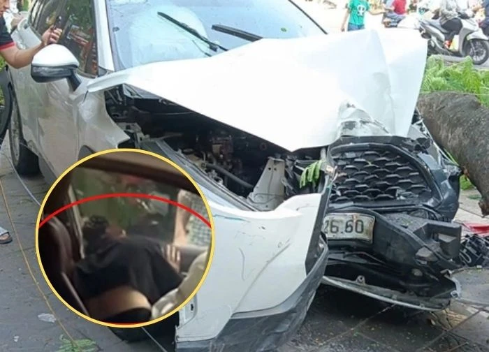 The case of a female driver 'throwing' 10 people in Hanoi: panic, alcohol concentration results are available