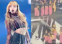 Lisa (BLACKPINK) almost "free-falls" dozens of meters from the stage, YG is irresponsible