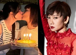 People's Artist My Uyen publicly posts photos of kissing her same-sex girlfriend, shocking identity, netizens congratulate