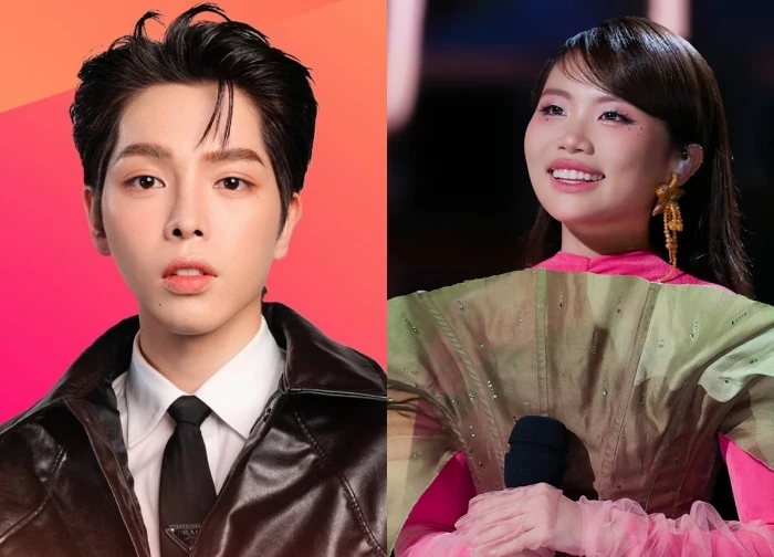Duc Phuc was sent to an international singing competition, and was commented to be 1 point behind Phuong My Chi.