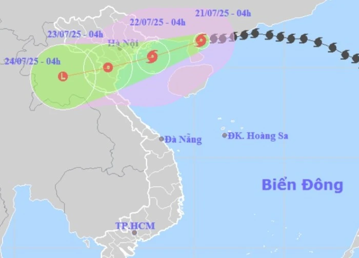 Bão số 3 dự báo mạnh trở lại, giật cấp 14 khi đổ bộ vào đất liền