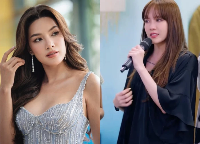 Le Hoang Phuong's dating photos with ex-girlfriend Thieu Bao Tram were leaked, old photos dug up, third person?