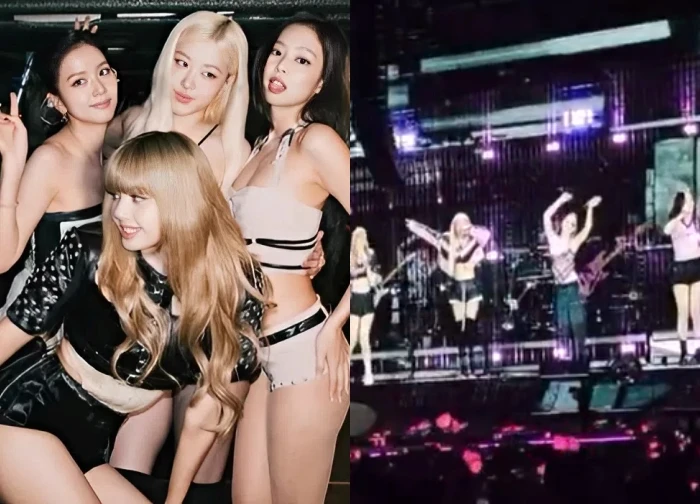 BLACKPINK performed "APT" at the concert, dispelling rumors of discord, suddenly receiving sad news
