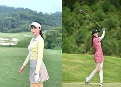 Miss Do My Linh transforms into a "rich lady" on the golf course, her visual shocks fans!