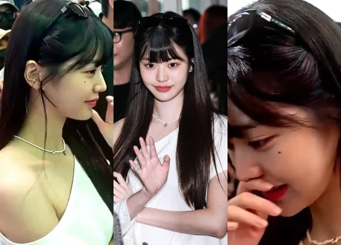 Jang Wonyoung caused chaos at the airport, controversial for holding her nose while standing next to a fan: So tactless!