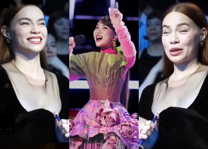 Hà Hồ nghe hit Phương Mỹ Chi, đang bình thường bỗng "nhăn mặt"