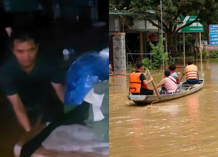 Nghệ An: mưa to kéo dài gây lũ, người dân bị cô lập, xúc động khi được cứu trợ