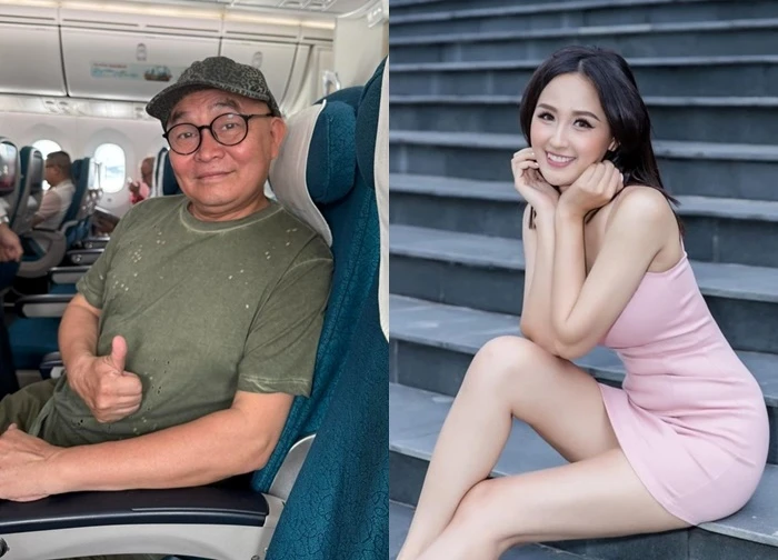 Mai Phương Thúy sexy chờ tuổi mới, Xuân Hinh vui vẻ trên máy bay