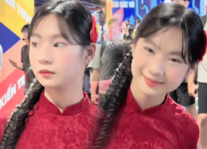 Cherry Hai My shocked with million dollar hair, thought to be a wig, visuals crush Lo Lem
