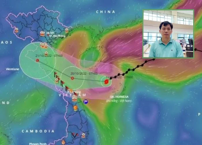 When storm number 6 made landfall, heavy rain fell over a wide area, similar to storm number 5?