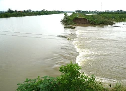 Vỡ kênh ở Thanh Hóa