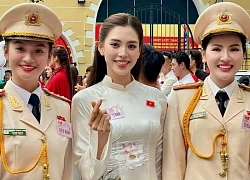 Bức ảnh viral khắp MXH của nữ cảnh sát từng vào vai 'girl phố'
