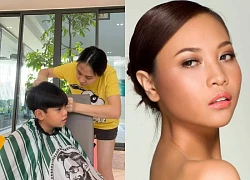 Đàm Thu Trang sốc nặng khi nghe con trai nhận xét về visual của mẹ năm 18 tuổi