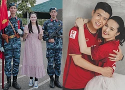Duy Manh's wife was criticized for her "strange" fashion sense when giving gifts to soldiers, netizens argued