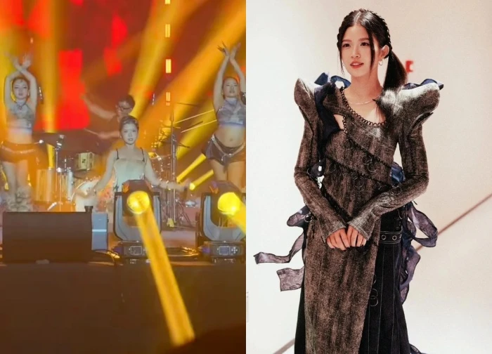Rộ ảnh Suni Hạ Linh khổ sở không ai mời show, phải xin hát hội chợ miễn phí ở TQ