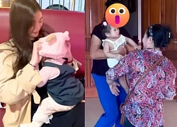 Thanh Truc carried her daughter back to meet her mother-in-law, grandmother showed a shocked attitude, "heartbroken" 1 thing?