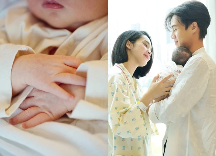 Quỳnh Lương và chồng gia nhập hội nghiện con, mắc 1 tình trạng mà bố mẹ bỉm nào cũng gặp phải