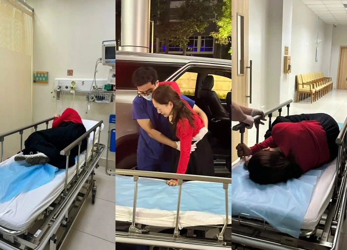 Lan Phương nhập viện nửa đêm, không đi lại được, bất ổn hậu ly dị chồng Tây