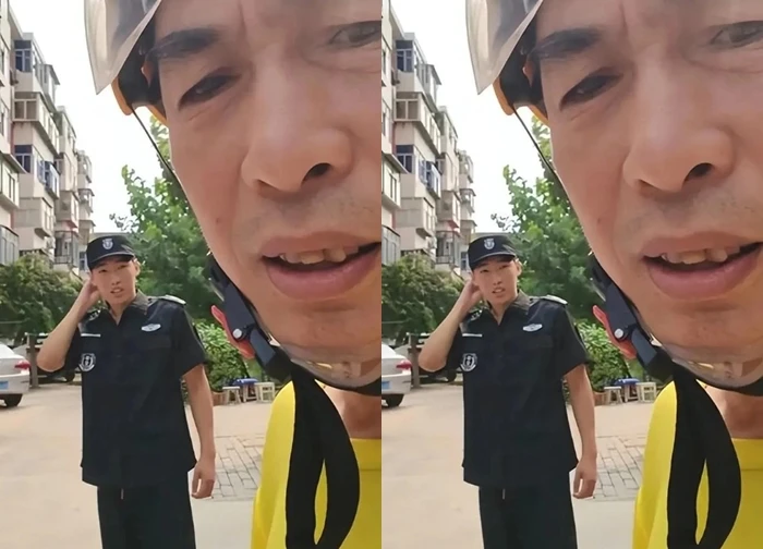 Con trai làm bảo vệ thẳng tay chặn ông bố shipper, dân mạng cười ngất