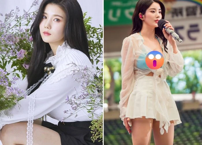Kwon Eunbi tận dụng body 'ná thở' để gây chú ý, sự nghiệp mờ nhạt