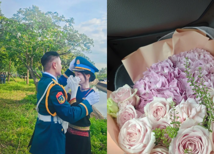 From A50 to A80: A couple of soldiers suddenly confessed their love, the whole square exploded with emotions